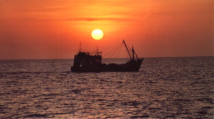 Sonneuntergang von Khao Lak